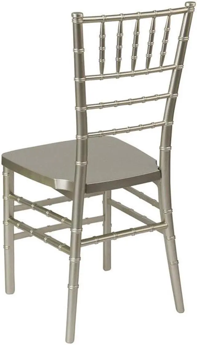 Alt view image 7 of 20 - HERCULES PREMIUM Series Champagne Resin Stacking Chiavari Chair