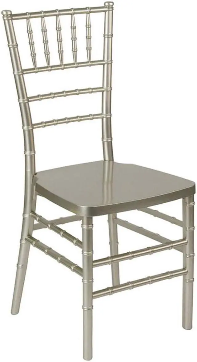 Alt view image 5 of 20 - HERCULES PREMIUM Series Champagne Resin Stacking Chiavari Chair