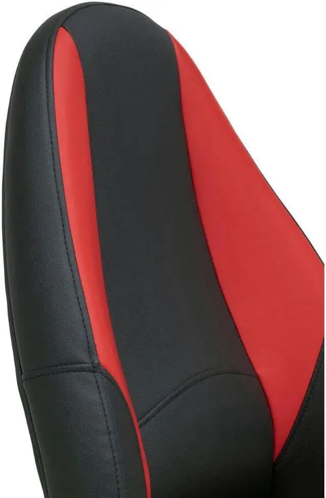 Alt view image 7 of 7 - SD Gaming Contoured, Gamer/Office Chair with Tilt and Height Adjustable Seat, Black and Racing Red PU