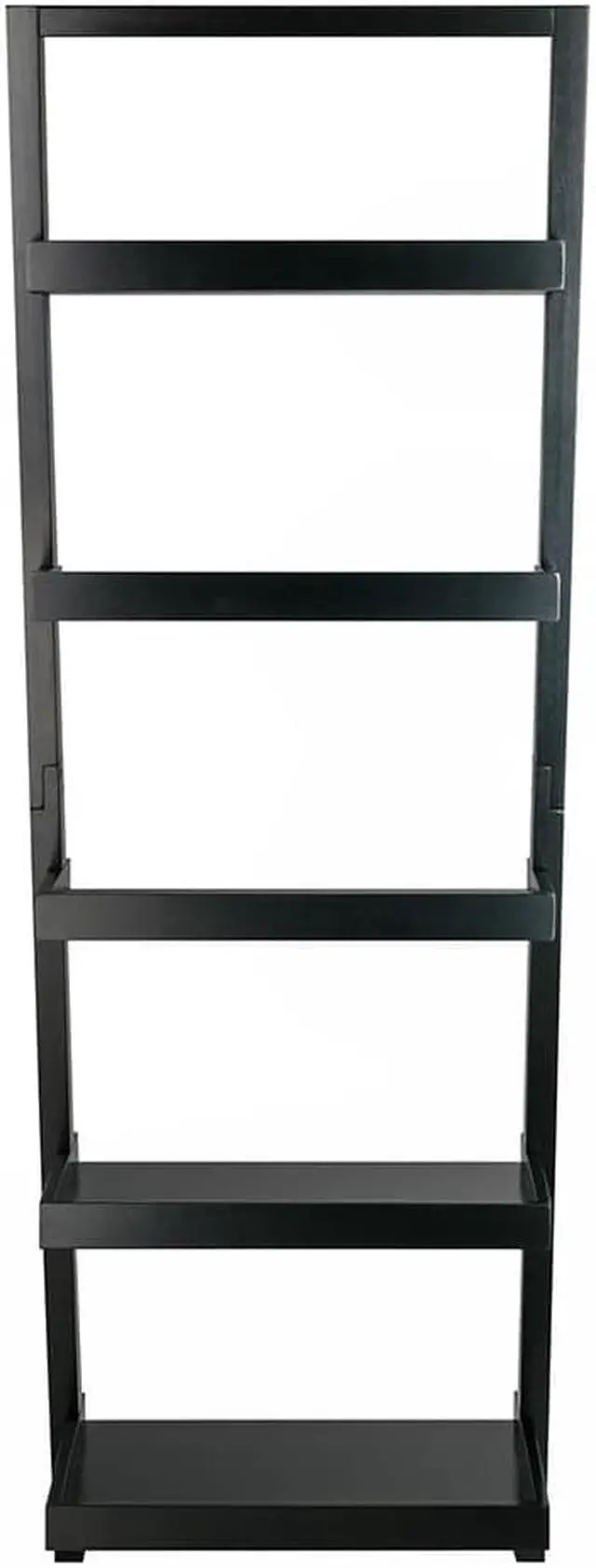 Alt view image 6 of 20 - Winsome Wood 29553 Bellamy Leaning Shelf, Black