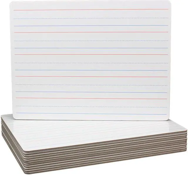 Alt view image 6 of 11 - Flipside Magnetic Two-Sided Dry Erase Board 12 x 9 12/Pack 10176