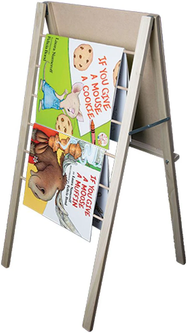 Alt view image 5 of 10 - Flipside Big Book Easel 24"Wx48"H White 17385