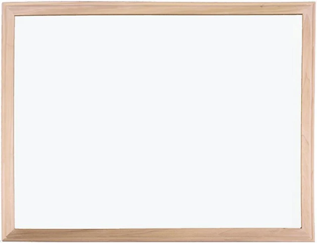Main image of Wood Magnetic Dryerase Board 24x36 Framed