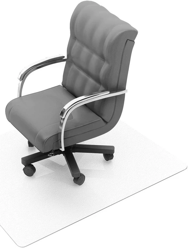 Alt view image 8 of 14 - Advantagemat® Vinyl Rectangular Chair Mat for Carpets up to 1/4" - 48" x 118", FR1130025EV