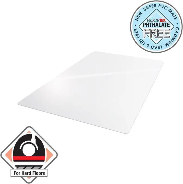 Alt view image 5 of 9 - Cleartex Advantagemat Phthalate-free PVC 36x48-inch Hard Floor Chair Mat