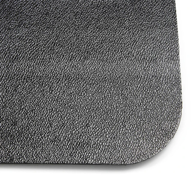 Alt view image 4 of 7 - Advantagemat® Black Vinyl Lipped Chair Mat for Hard Floor - 45" x 53" FR124553HLBV