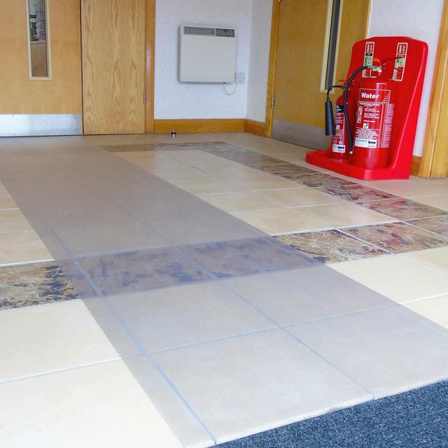 Alt view image 4 of 15 - Long&Strong Long & Strong Floor Protector Hard Floor 38"x18ft FRR123618EV