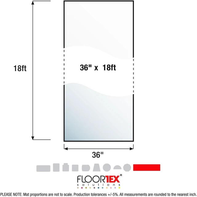 Alt view image 9 of 15 - Long&Strong Long & Strong Floor Protector Hard Floor 38"x18ft FRR123618EV