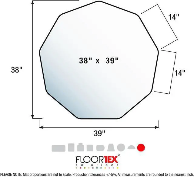 Alt view image 12 of 20 - Polycarbonate Chair Mat with Smooth Back