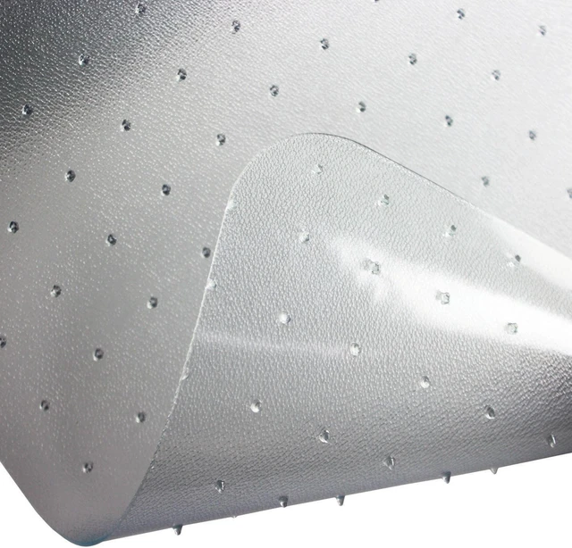 Alt view image 9 of 14 - Advantagemat® Vinyl Rectangular Chair Mat for Carpets up to 1/4" - 48" x 118", FR1130025EV