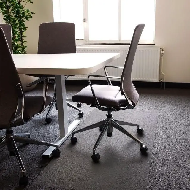 Alt view image 10 of 15 - Rectangular Chair Mat for All Pile Carpets (60 in. L x 118 in. W (26 lbs.))