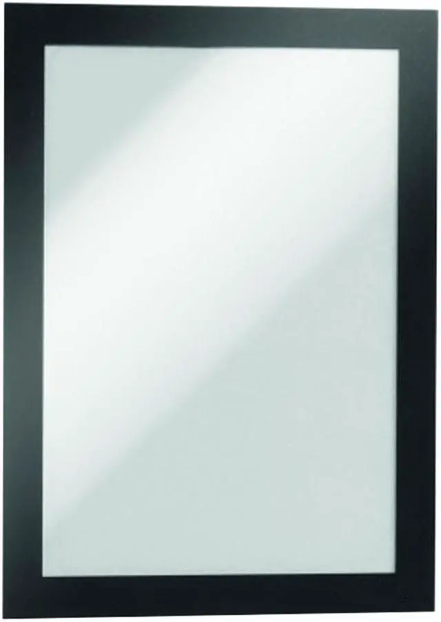 Alt view image 9 of 20 - Durable Duraframe Sign Holder, 5 1/2 X 8 1/2, Black Frame, 2/Pack 491301