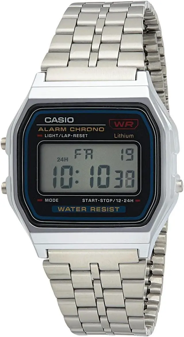Alt view image 6 of 10 - Casio A159W-N1Df Classic Digital Bracelet Watch