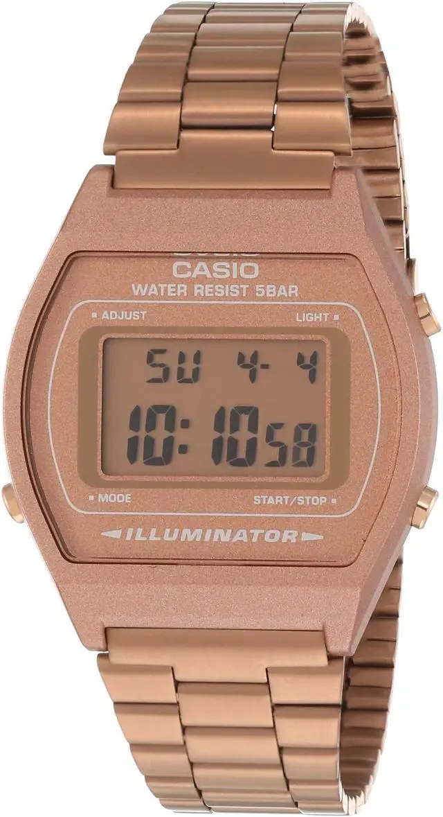 Alt view image 3 of 11 - Casio Women's Digital Watch Quartz Mineral Crystal B640WC-5ADF