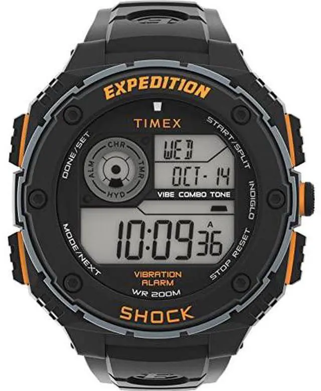 Alt view image 2 of 3 - Timex Expedition Vibe Shock Resin Mens Watch