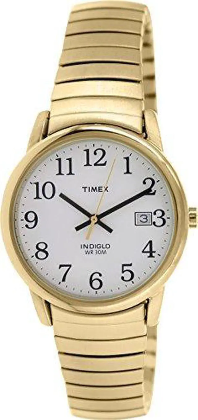 Alt view image 5 of 6 - Timex Men's Gold Plated Stainless Steel Stainless Steel Case Quartz Watch T2N090