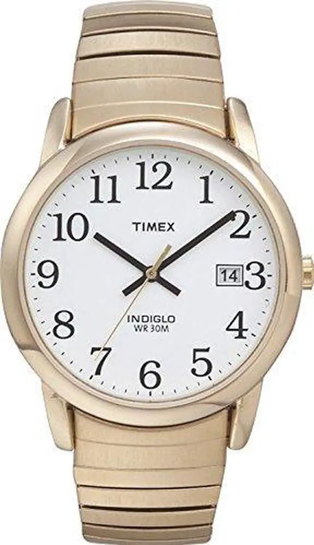 Alt view image 6 of 6 - Timex Men's Gold Plated Stainless Steel Stainless Steel Case Quartz Watch T2N090