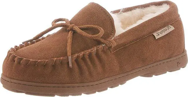 Main image of BEARPAW Womens Mindy Moccasin Slippers - Hickory