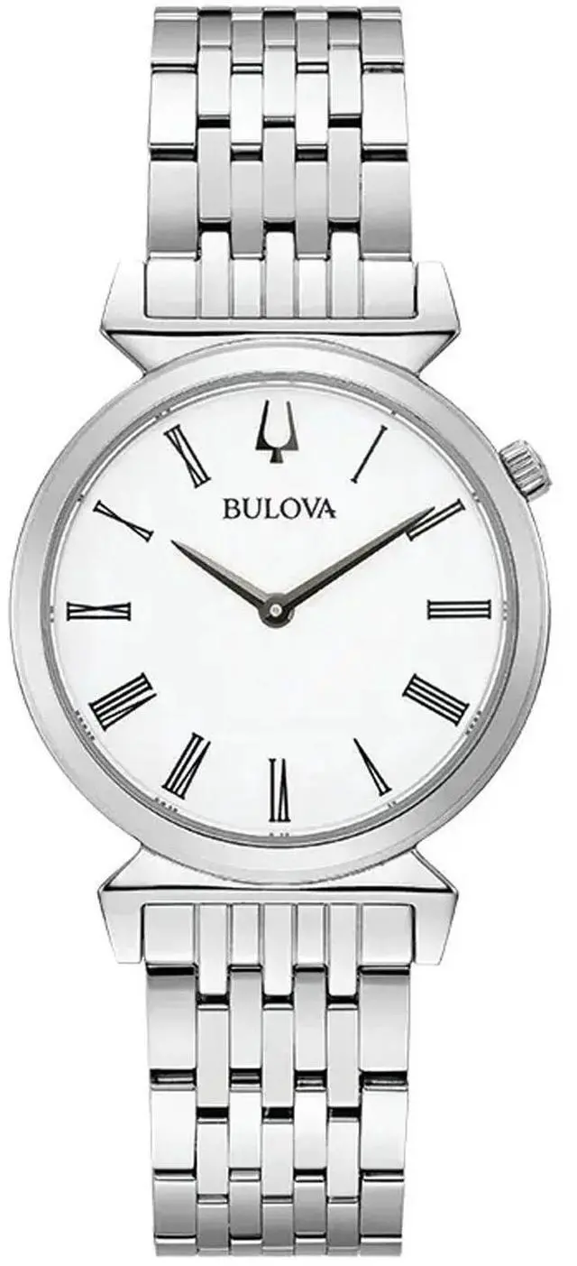 Alt view image 6 of 6 - Bulova Regatta Ladies White Dial Stainless Steel Quartz Watch 96L275