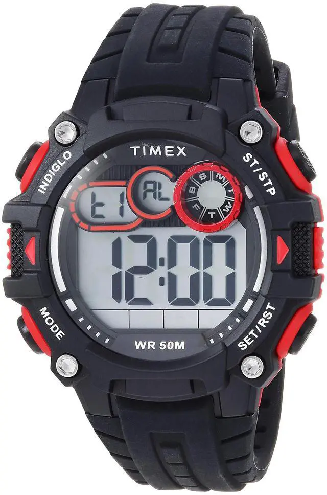 Alt view image 7 of 7 - Men's Timex Digital Lifestyle Classic Digital Black Watch TW5M27000
