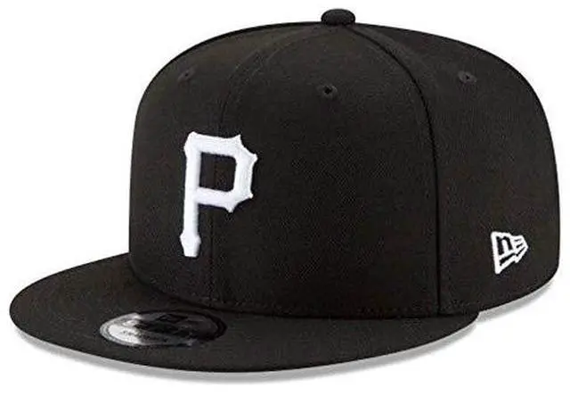 Alt view image 2 of 3 - New Era 9Fifty MLB Pittsburgh Pirates Snapback Cap - Adjustable - Black & White