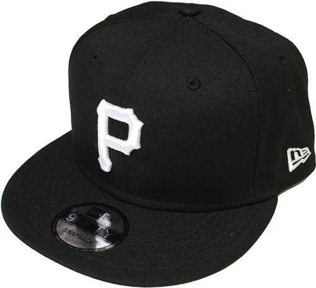 Alt view image 3 of 3 - New Era 9Fifty MLB Pittsburgh Pirates Snapback Cap - Adjustable - Black & White