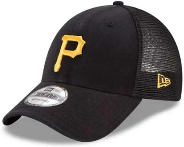 Main image of New Era 9Forty MLB Pittsburgh Pirates Trucker Baseball Cap  - Adjustable - Black