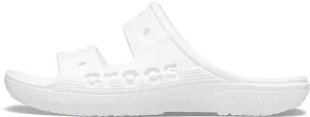 Main image of Crocs Unisex Baya Two-Strap Slide Sandals - White