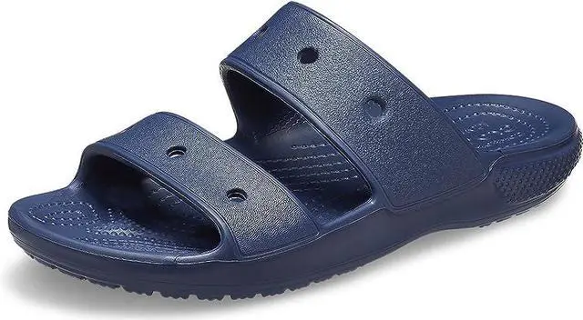 Main image of Crocs Unisex Classic Two-Strap Slide Sandals - Navy