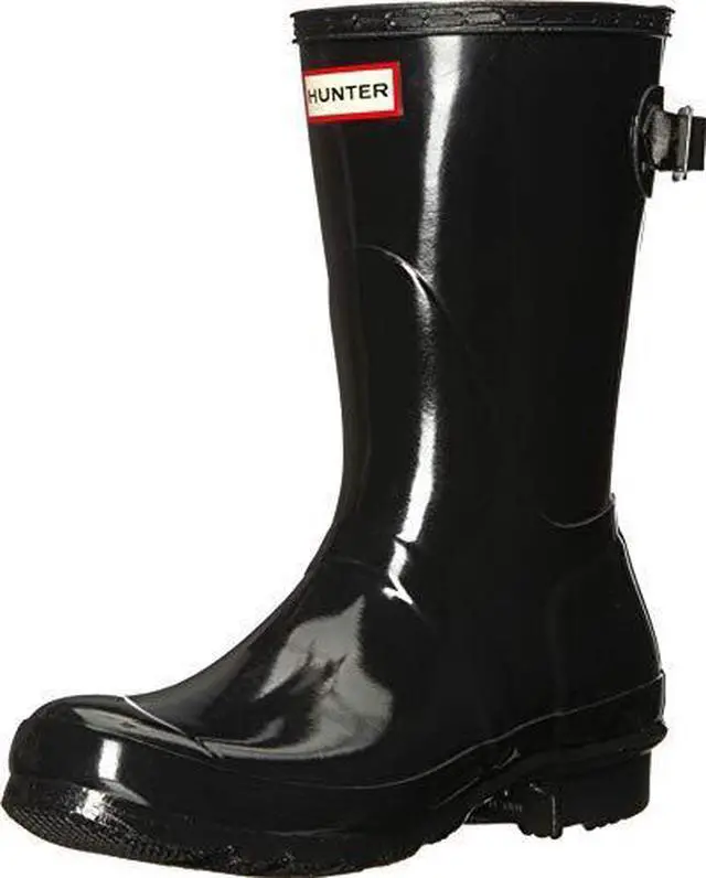 Alt view image 5 of 6 - HUNTER Women's Original Back Adjustable Short Gloss Rain Boots