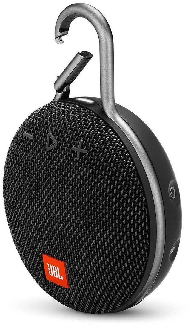 Alt view image 2 of 20 - JBL Clip 3 Portable Bluetooth Waterproof Speaker (Black)