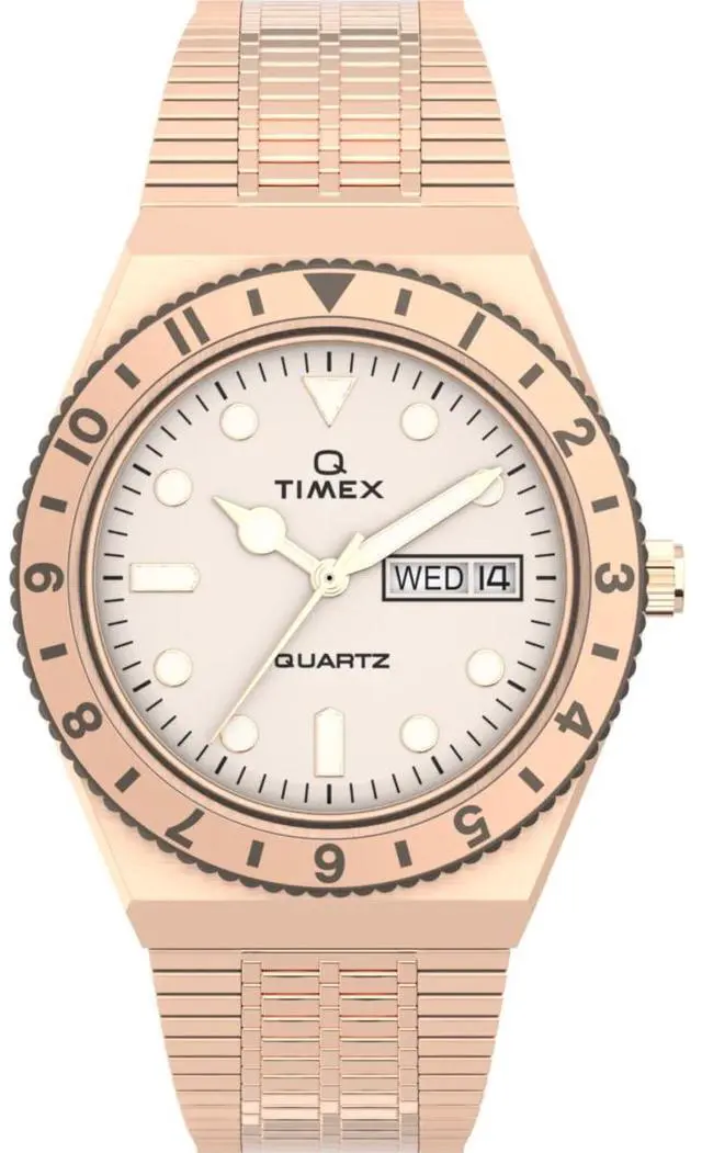 Alt view image 5 of 6 - Women's Timex Q Reissue Rose Gold Steel Watch TW2U95700