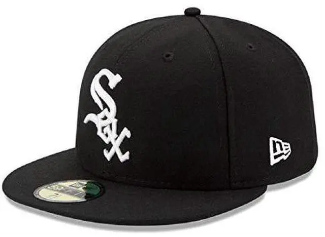Alt view image 2 of 3 - New Era MLB Chicago White Sox Wool 59Fifty Fitted Baseball Cap - Black/White
