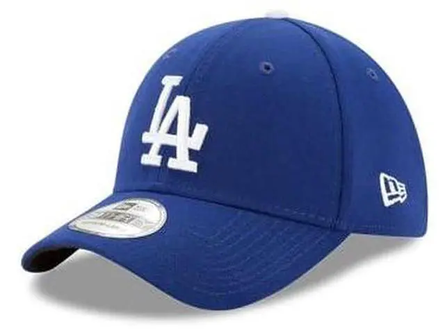 Alt view image 2 of 3 - New Era MLB LA Dodgers Team Classic 39Thirty Stretch Fit Cap - Blue - Medium/Large