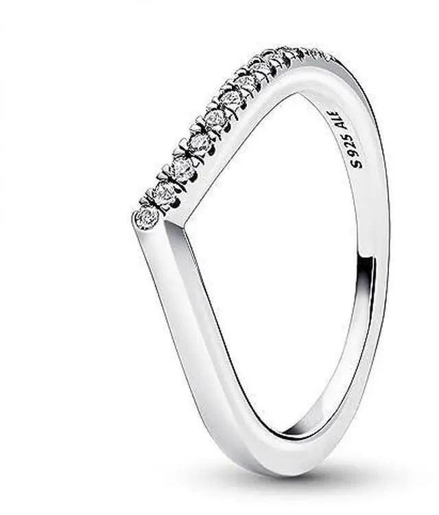 Alt view image 2 of 3 - Pandora Timeless Wish Half Sparkling Ring
