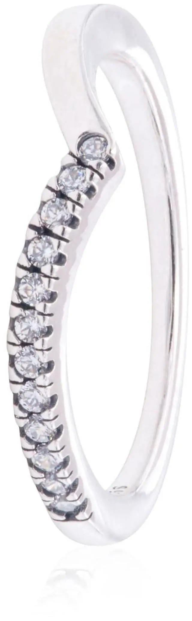 Alt view image 3 of 3 - Pandora Timeless Wish Half Sparkling Ring