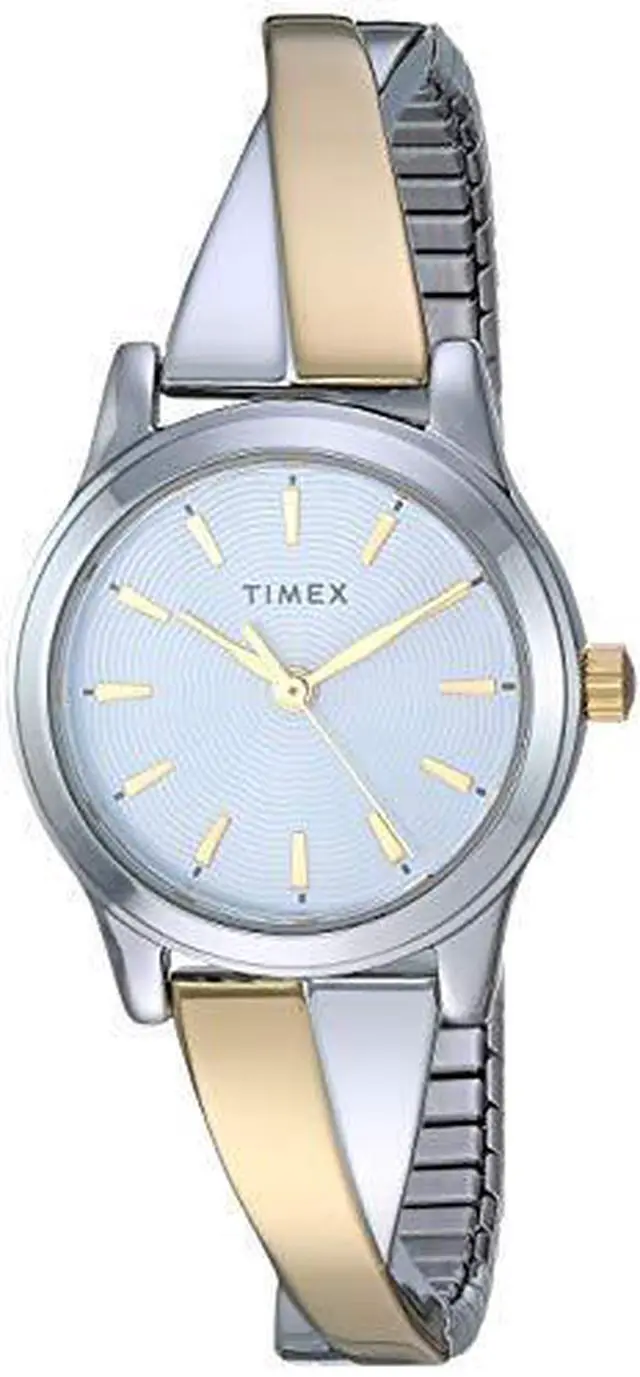 Alt view image 6 of 7 - Women's Timex Stretch Bangle 12mm Band Watch TW2R98600