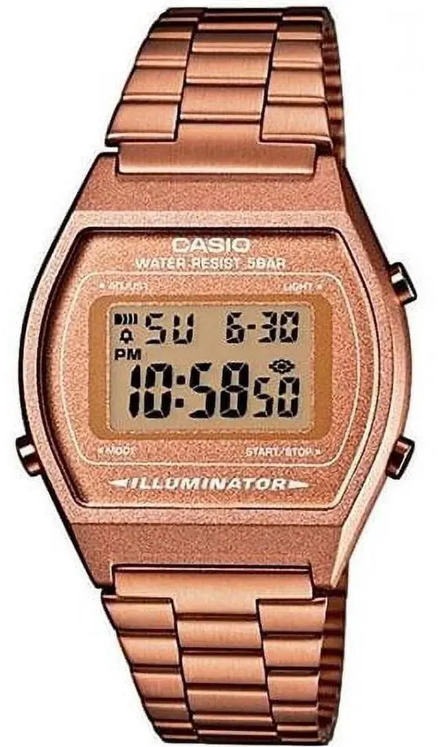Alt view image 4 of 11 - Casio Women's Digital Watch Quartz Mineral Crystal B640WC-5ADF