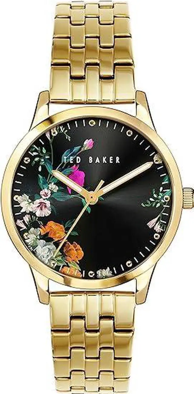 Alt view image 2 of 2 - ted baker women's quartz stainless steel strap, gold, 16 casual watch (model: bkpfzs117)