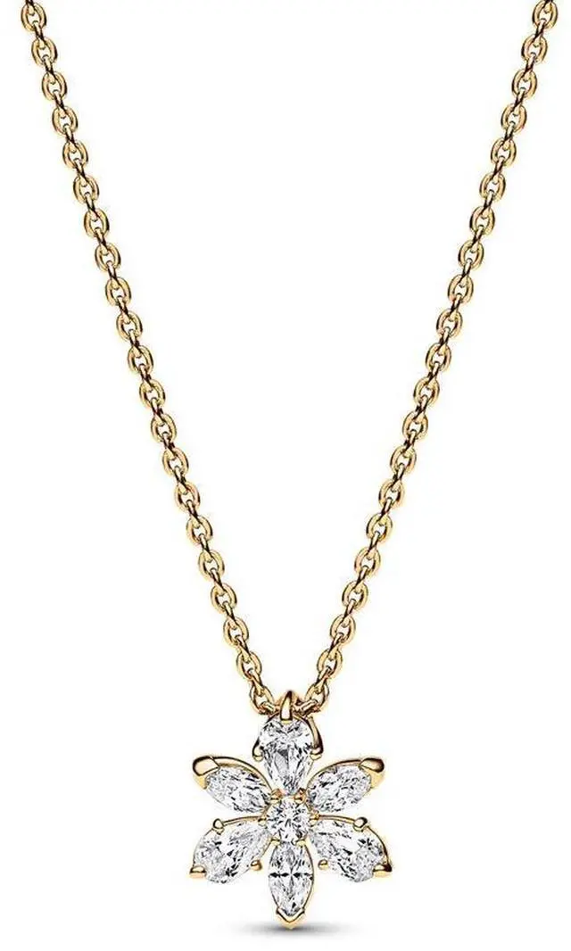 Main image of Pandora Sparkling Herbarium Cluster Pendant Necklace
