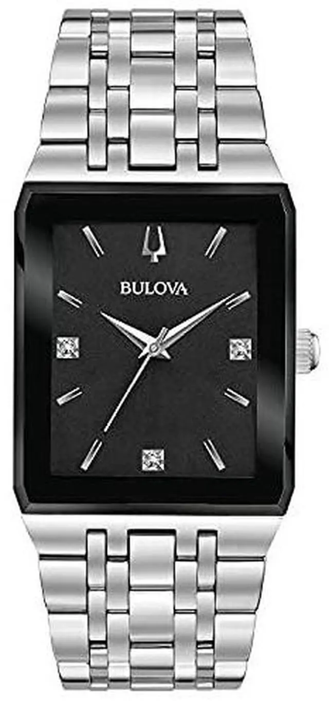 Alt view image 12 of 13 - Bulova 96D145 Mens Quadra Silver Watch