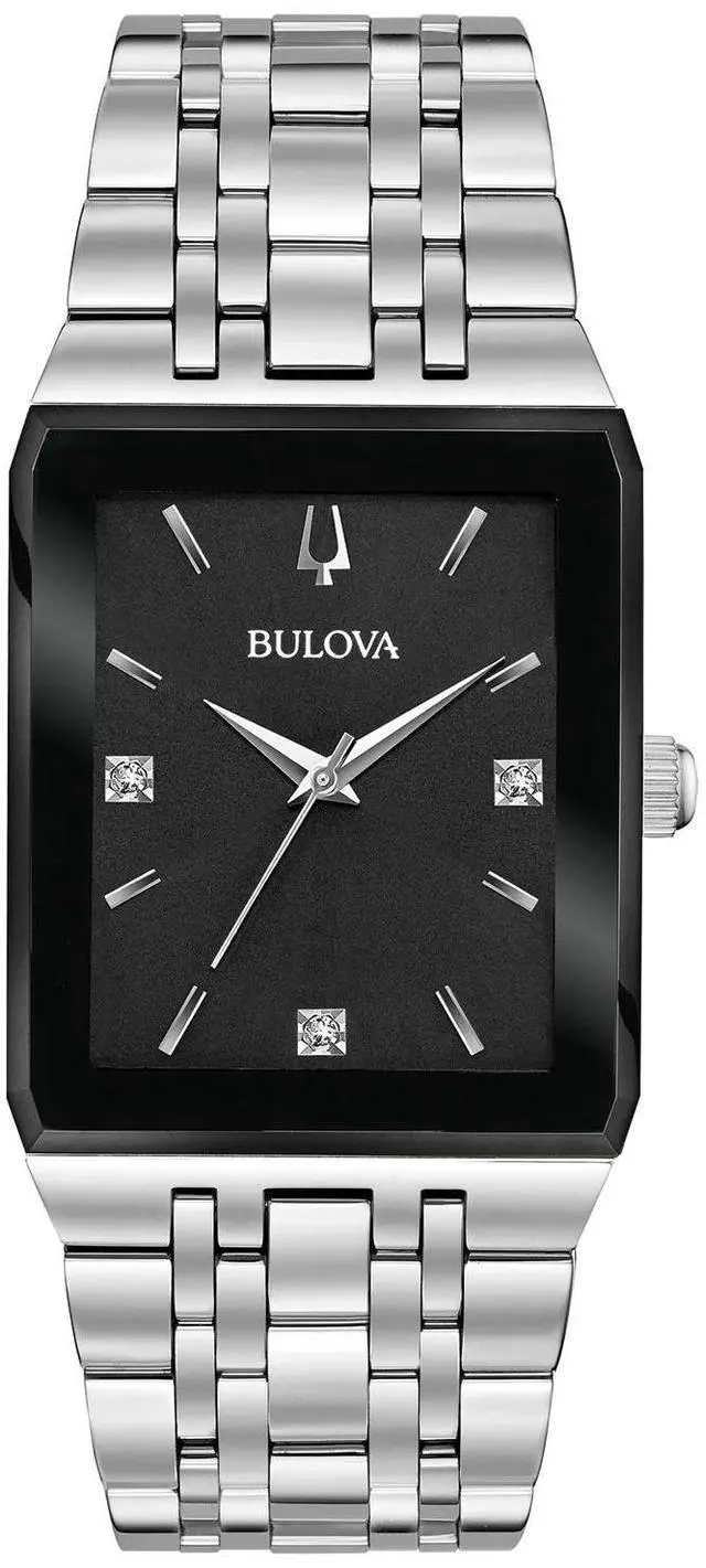 Alt view image 13 of 13 - Bulova 96D145 Mens Quadra Silver Watch