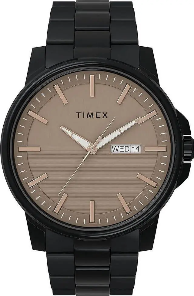 Alt view image 2 of 2 - Timex Classics Black Stainless Steel Mens Watch