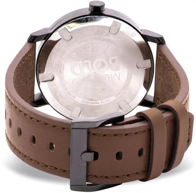 Main image of Movado Bold Cognac Leather Mens Watch