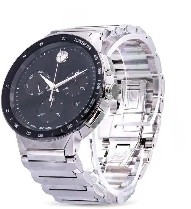 Alt view image 7 of 7 - Movado Sapphire Synergy Mens Swiss Chronograph Quartz Watch 0607239