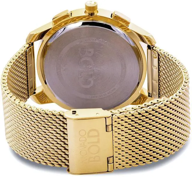 Alt view image 7 of 8 - Movado Bold Thin Chronograph Gold-Tone Mens Watch