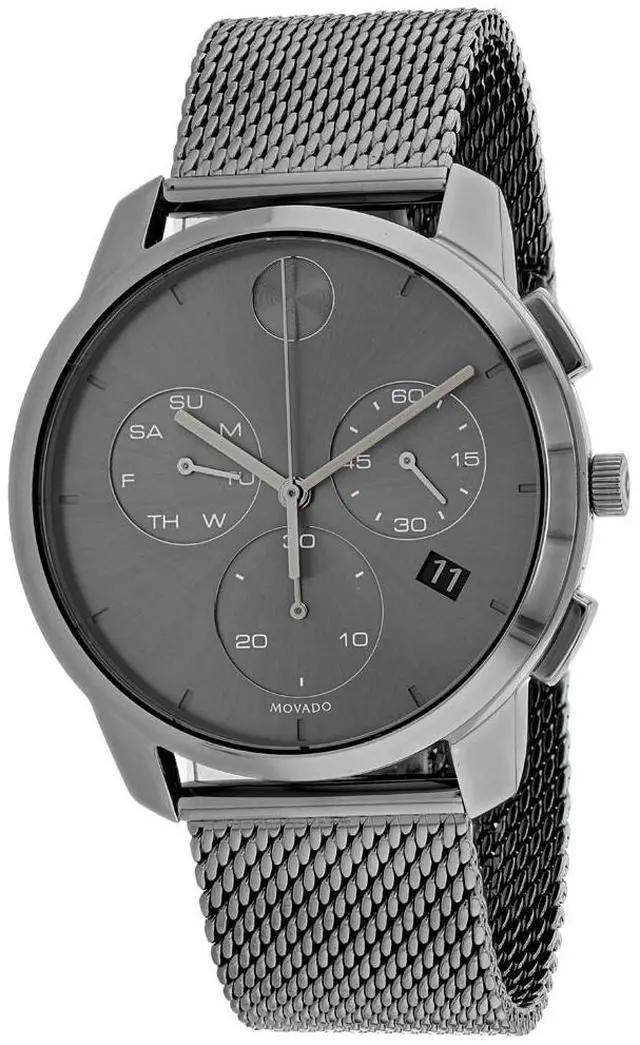 Alt view image 6 of 8 - Movado Men's Bold Gunmetal  Dial Watch - 3600635