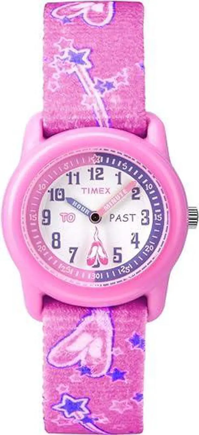 Alt view image 18 of 18 - Timex Analog Youth Watch - Kidz Analog | Pink Case with Ballerina Design