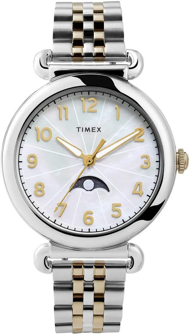 Main image of Timex Womens Model 23 38mm Two-tone Case MOP Dial Bracelet