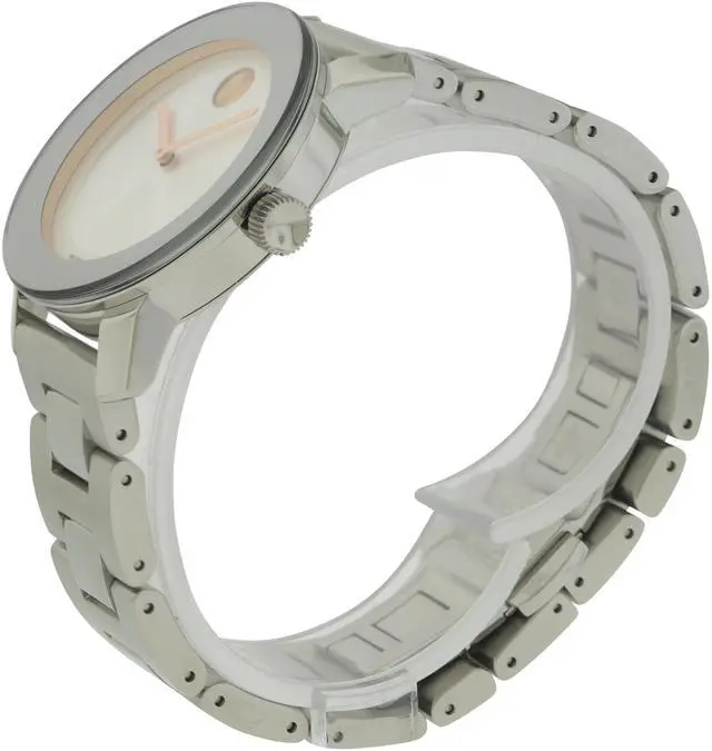 Alt view image 18 of 18 - Movado Bold Ladies Silver Dial Mirror Stainless Steel Swiss Quartz Watch 3600084